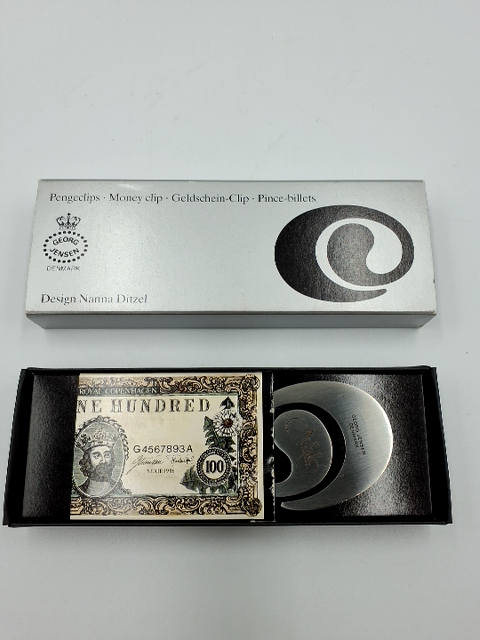 Pengeclips Georg Jensen samlerobjekt